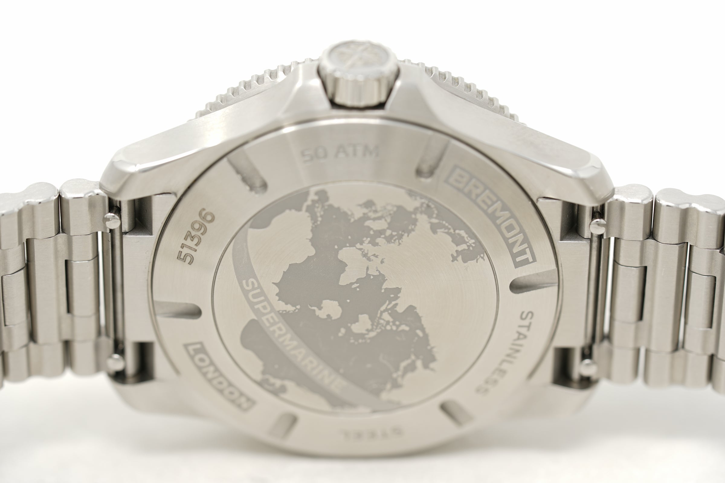 Pre-Owned Bremont Supermarine 500 SM43-DT-SS-BK-B