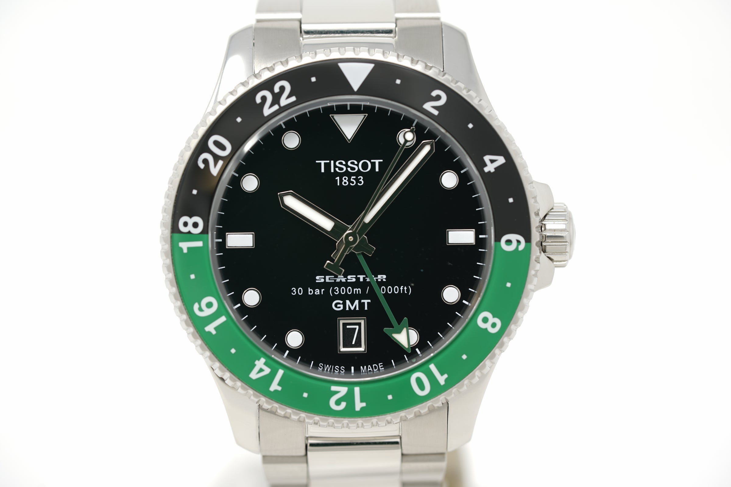 Pre-Owned Tissot Seastar 1000 GMT 40mm T120.852.11.051.00