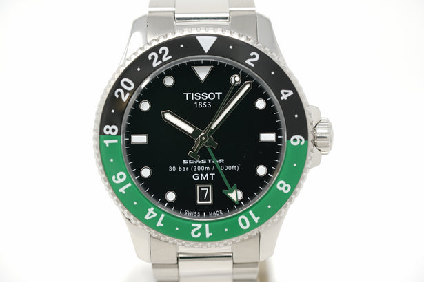 Pre-Owned Tissot Seastar 1000 GMT 40mm T120.852.11.051.00