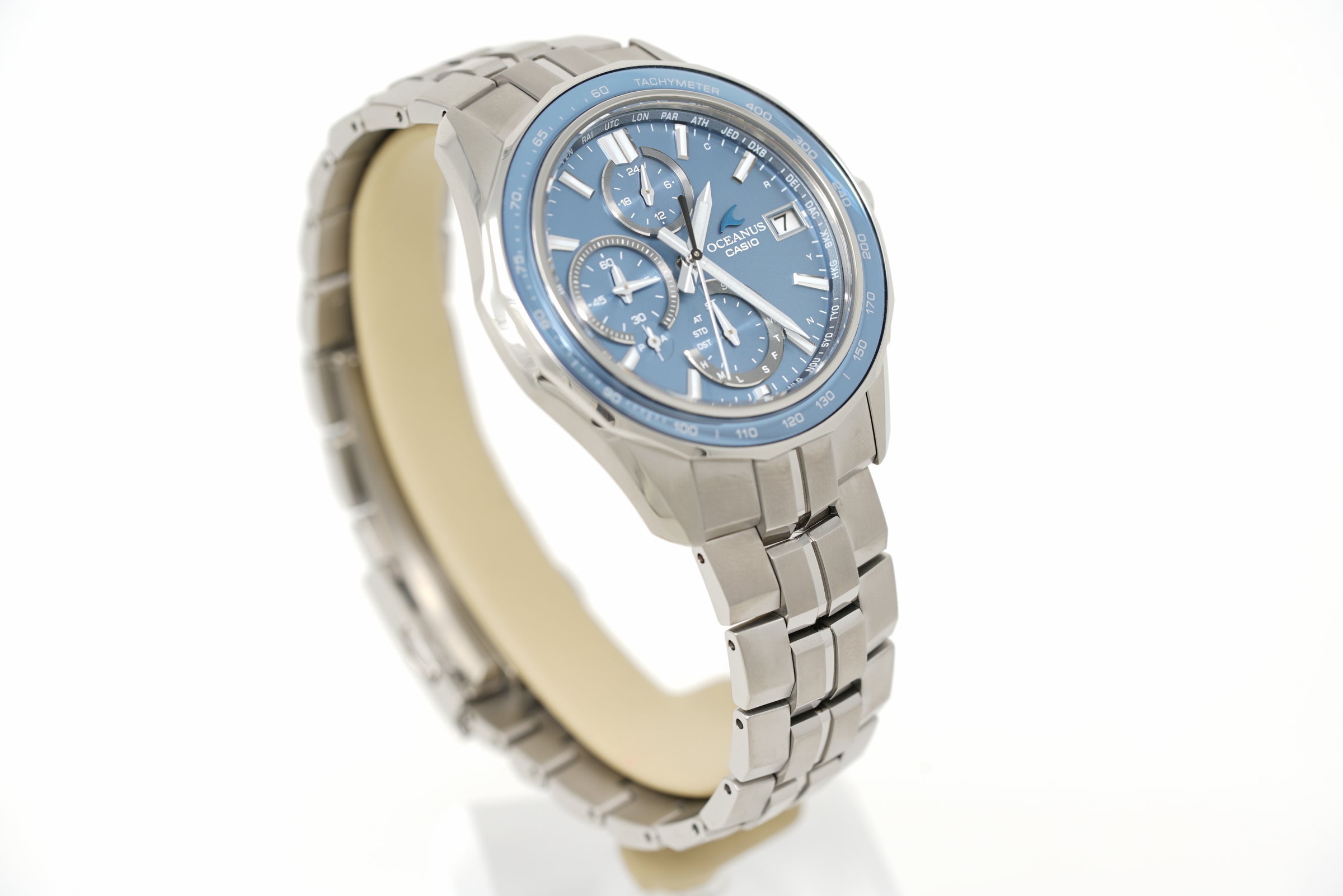 Pre-Owned Oceanus Manta Blue OCWS7000E-2A