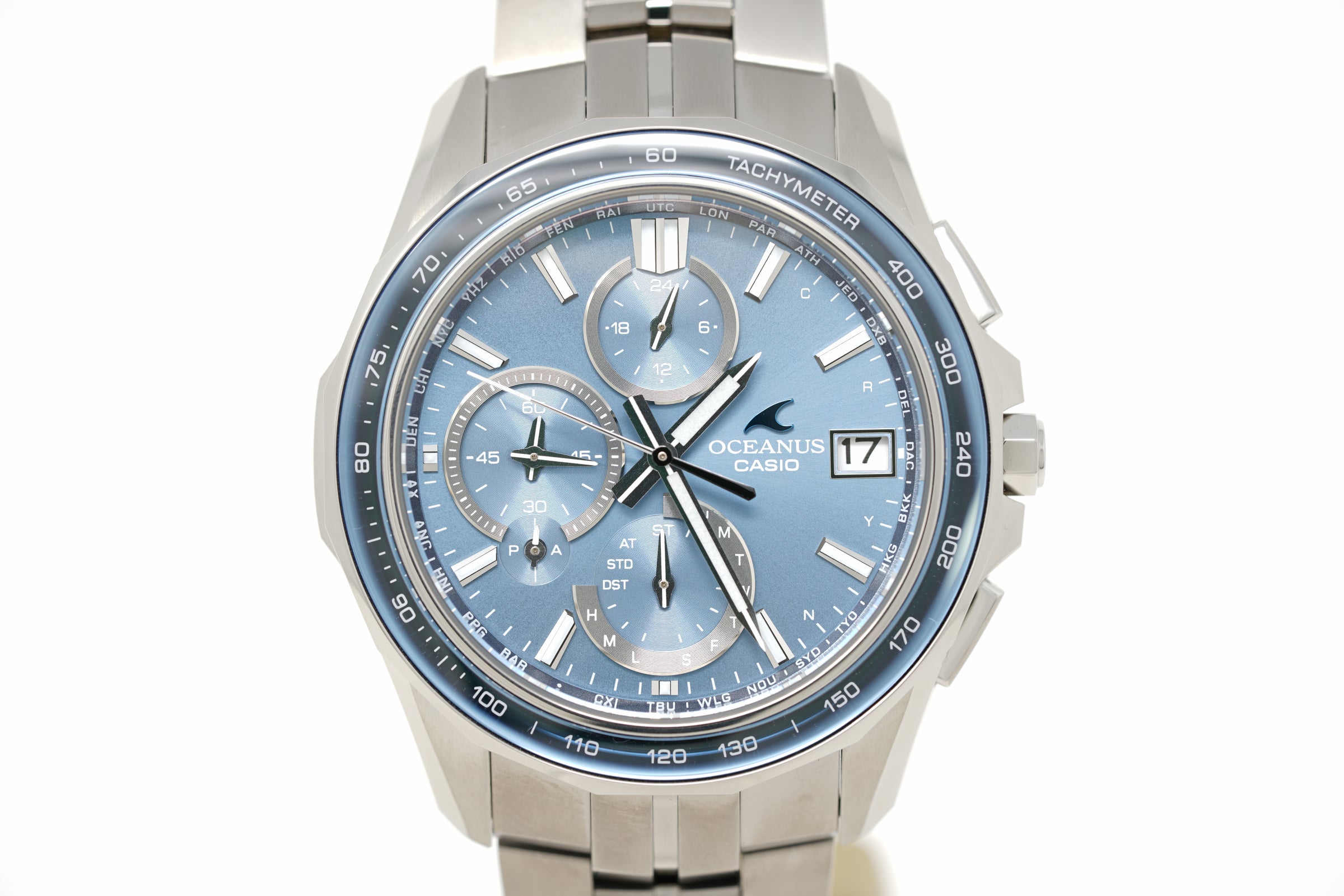 Pre-Owned Oceanus Manta Blue OCWS7000E-2A