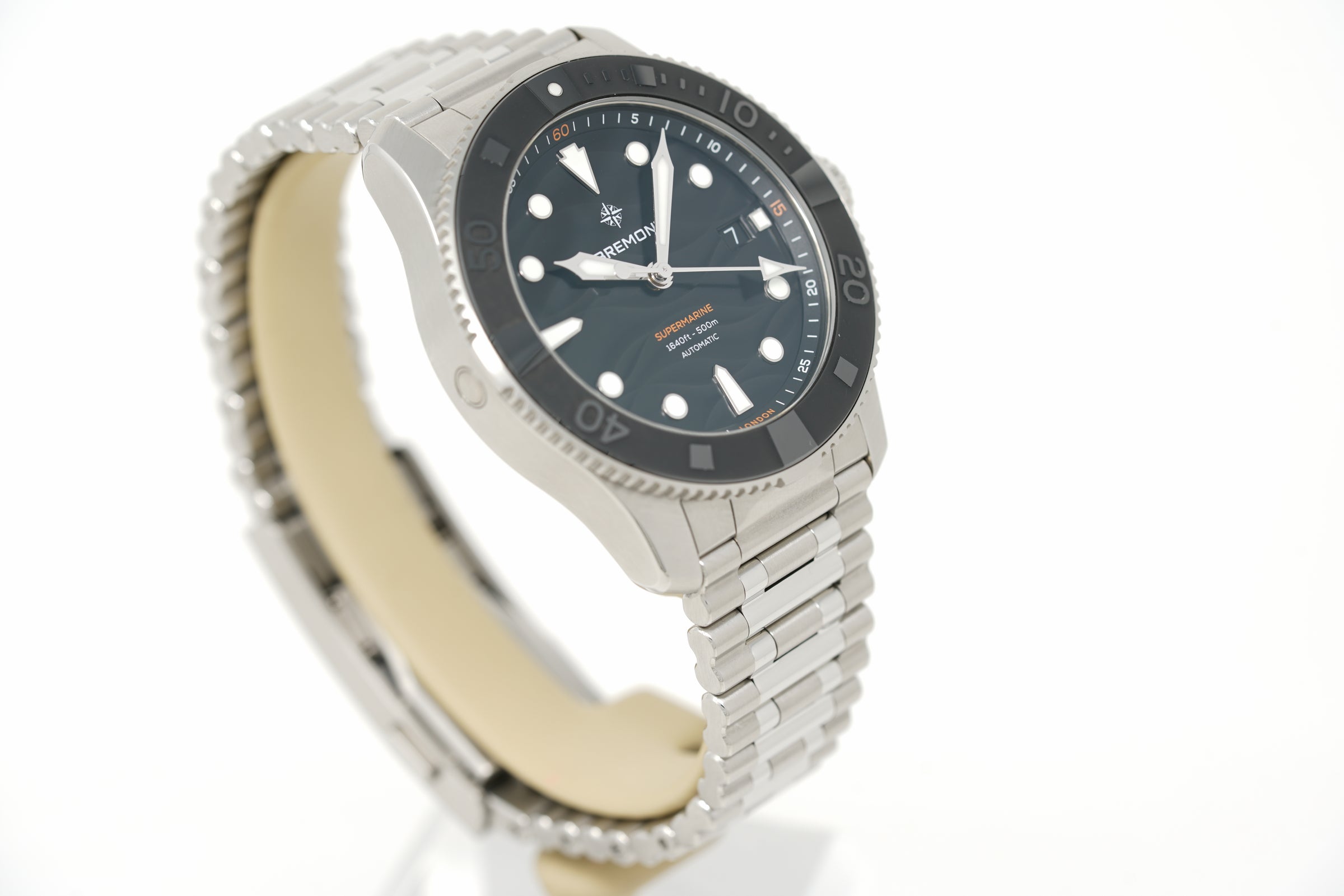 Pre-Owned Bremont Supermarine 500 SM43-DT-SS-BK-B