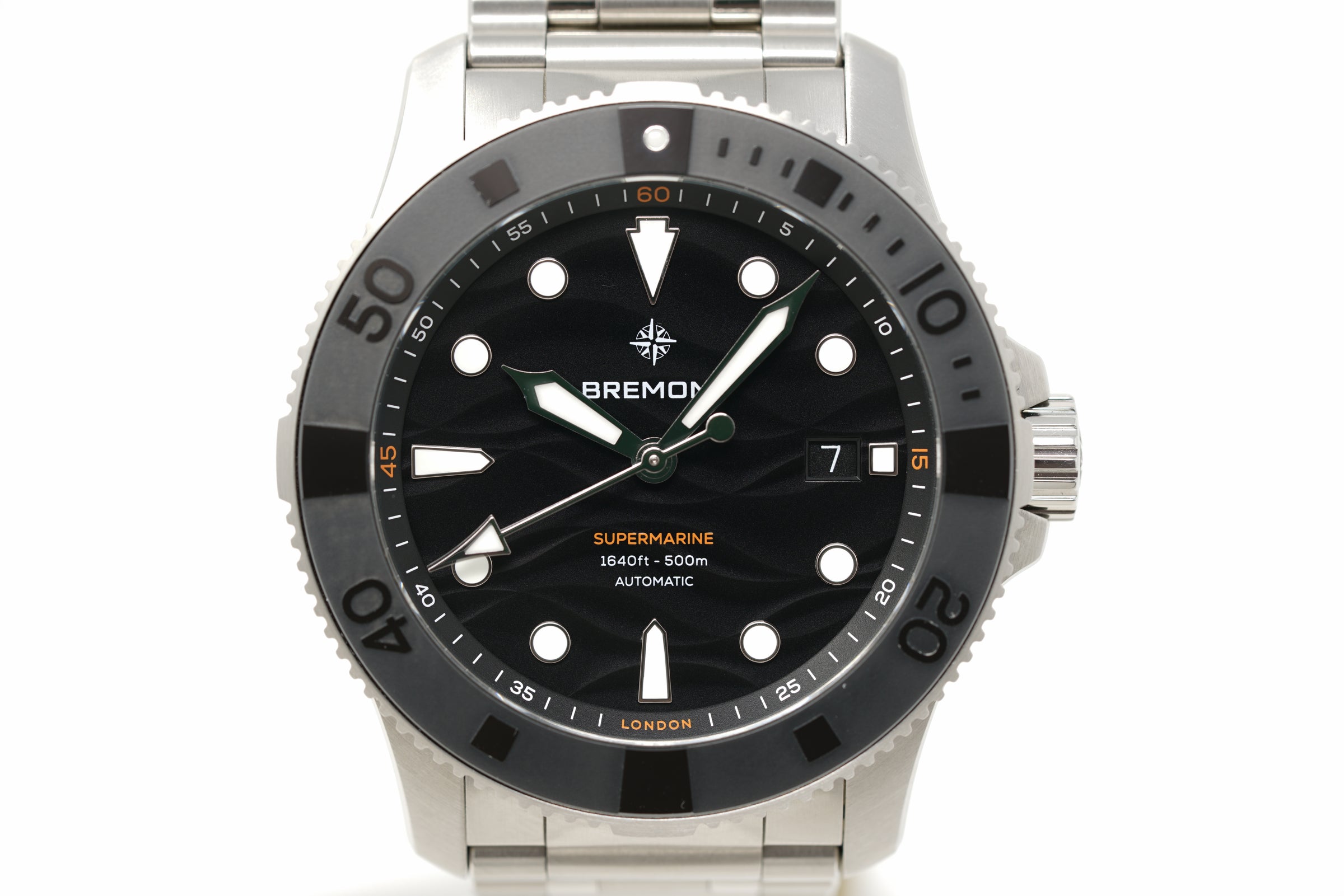 Pre-Owned Bremont Supermarine 500 SM43-DT-SS-BK-B