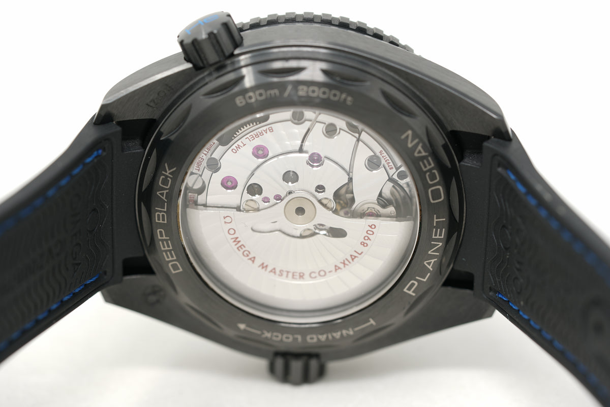 Pre-Owned Omega Seamaster Planet Ocean Deep Black 215.92.46.22.01.002