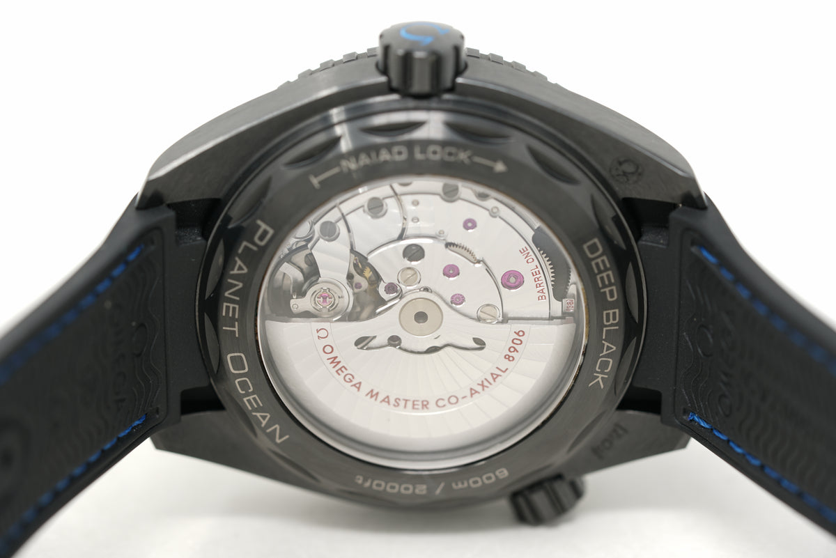 Pre-Owned Omega Seamaster Planet Ocean Deep Black 215.92.46.22.01.002