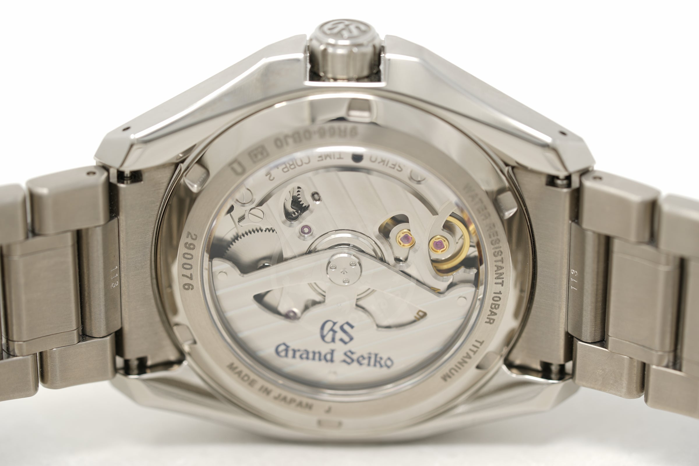 Pre-Owned Grand Seiko Evolution 9 Spring Drive GMT 'Mistflake' SBGE285