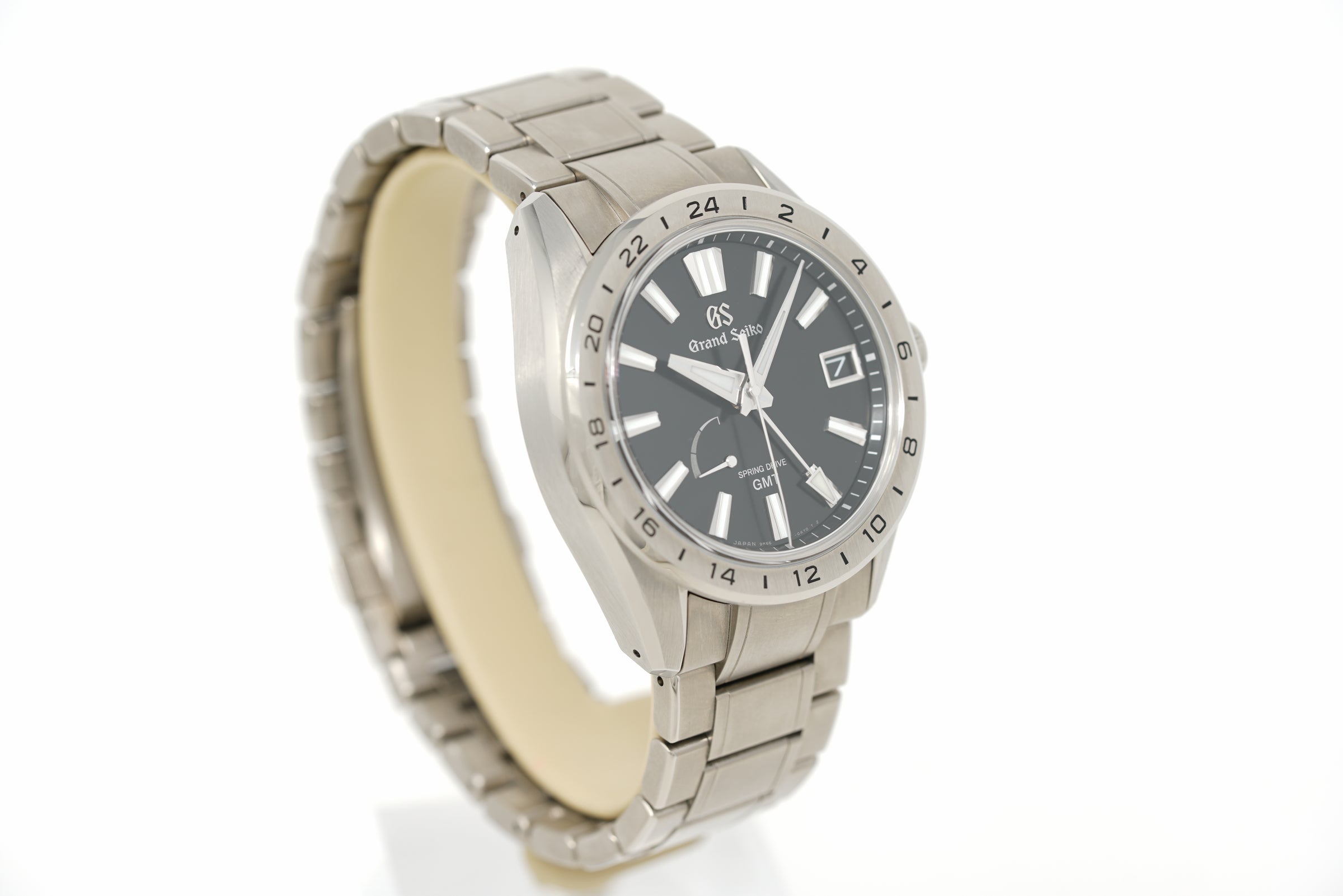 Pre-Owned Grand Seiko Evolution 9 Spring Drive GMT SBGE283