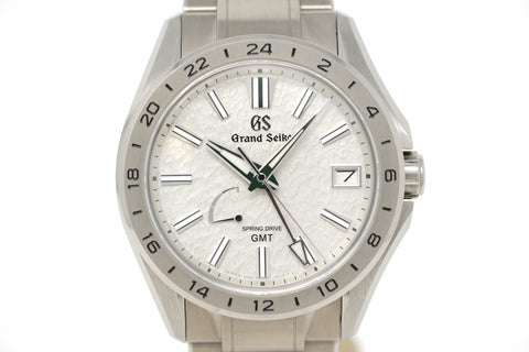 Pre-Owned Grand Seiko Evolution 9 Spring Drive GMT 'Mistflake' SBGE285