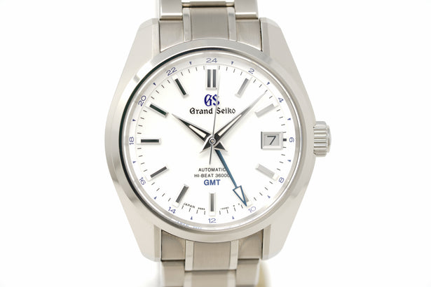 Pre-Owned Grand Seiko Heritage Hi-Beat 36000 GMT 44GS 55th Anniversary LE SBGJ255