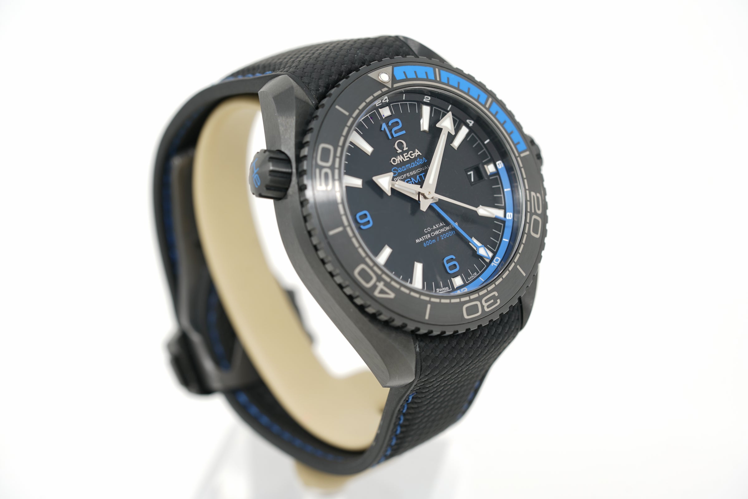Pre-Owned Omega Seamaster Planet Ocean Deep Black 215.92.46.22.01.002