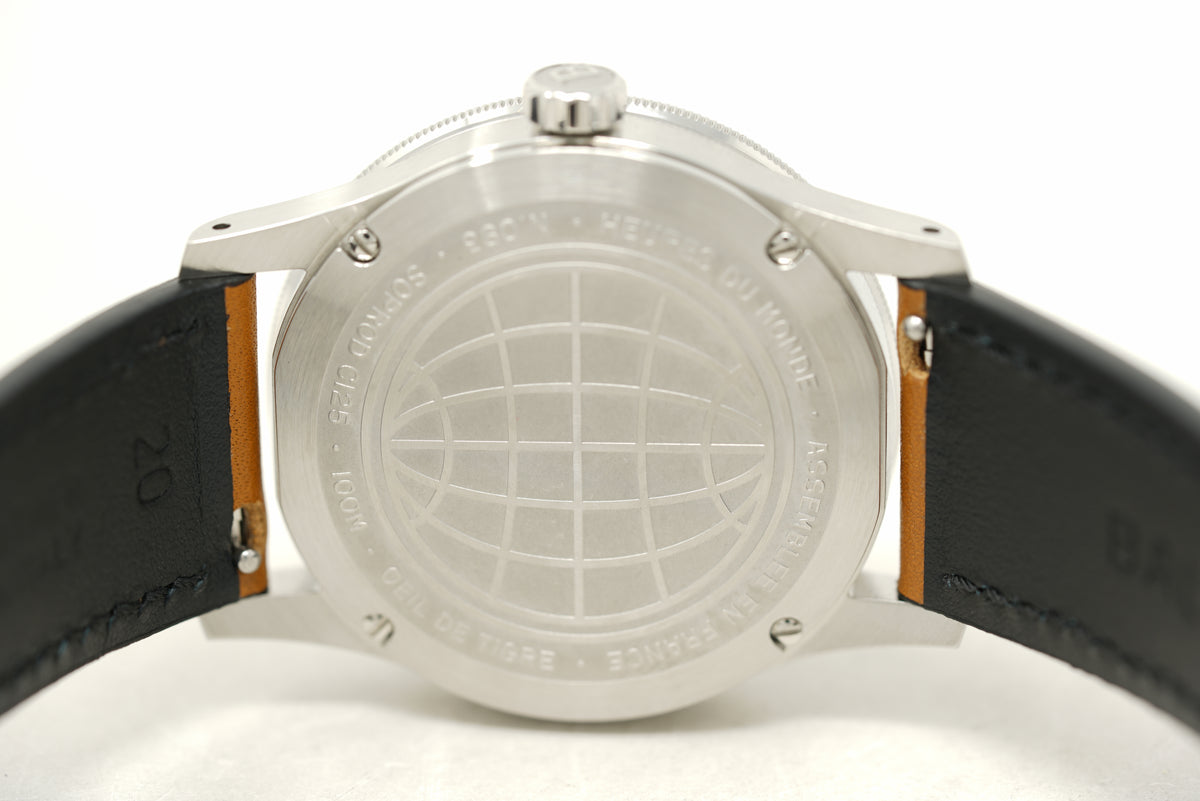 Pre-Owned Baltic Heures du Monde - Worldtimer - Tiger Eye