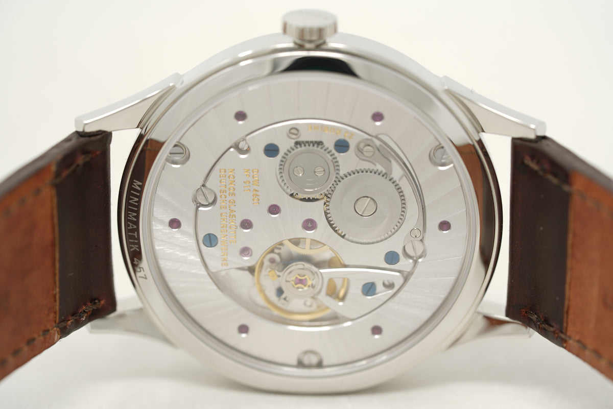 Pre-Owned Nomos Glashütte Minimatik 39 Date Gold 1251