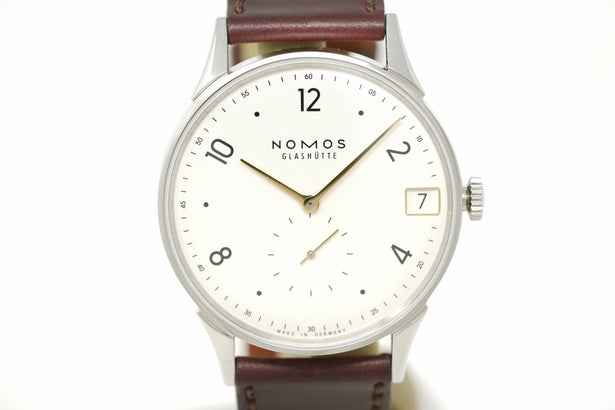 Pre-Owned Nomos Glashütte Minimatik 39 Date Gold 1251