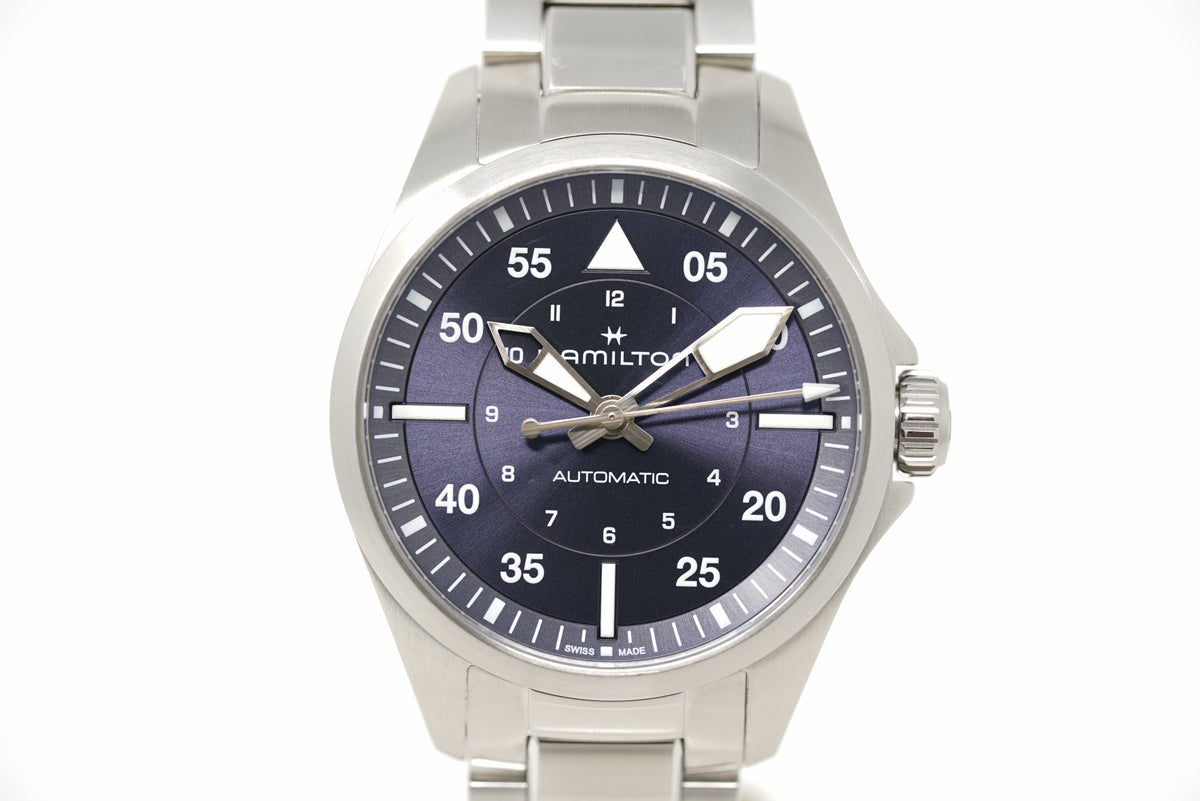 Pre-Owned Hamilton Khaki Aviation Pilot H76215140