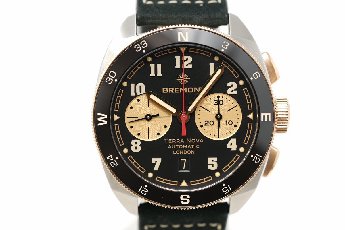 Pre-Owned Bremont Terra Nova Jimmy Chin Chronograph Bi-Colour TN42JC-CHR-BI-BK-L-S