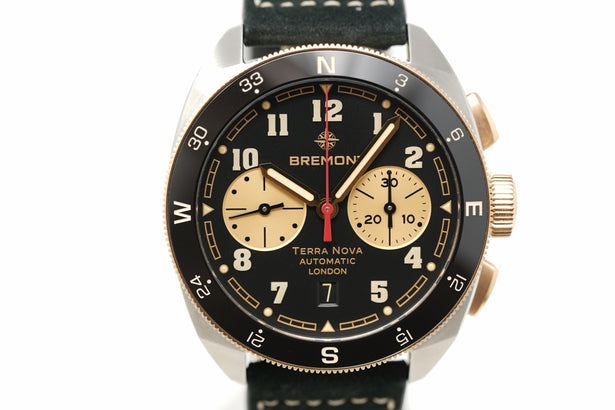 Pre-Owned Bremont Terra Nova Jimmy Chin Chronograph Bi-Colour TN42JC-CHR-BI-BK-L-S