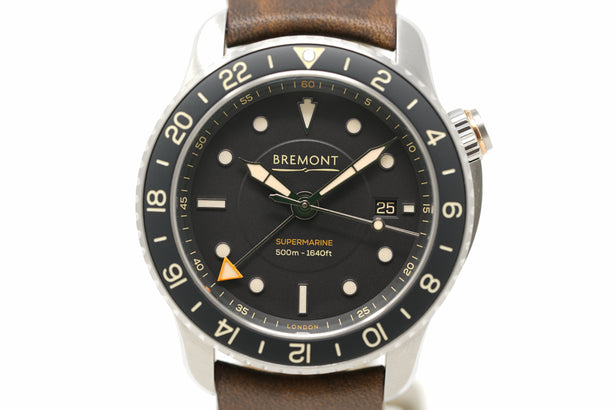 Pre-Owned Bremont Supermarine S502 GMT S502-BK-L-S