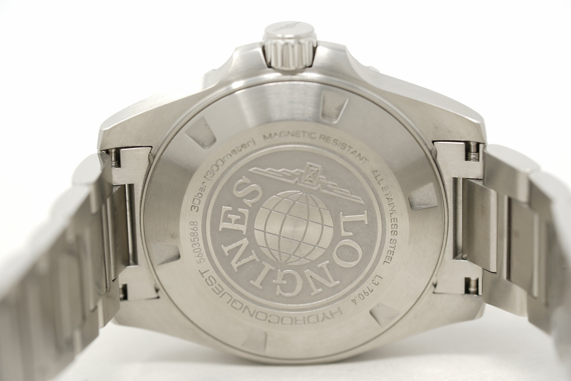 Pre-Owned Longines HydroConquest GMT L3.790.4.56.6