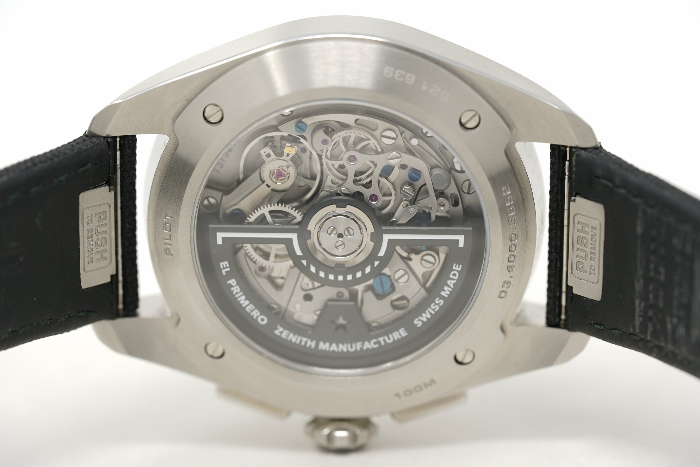 Pre-Owned Zenith Pilot Big Date Flyback 03.4000.3652/21.I001