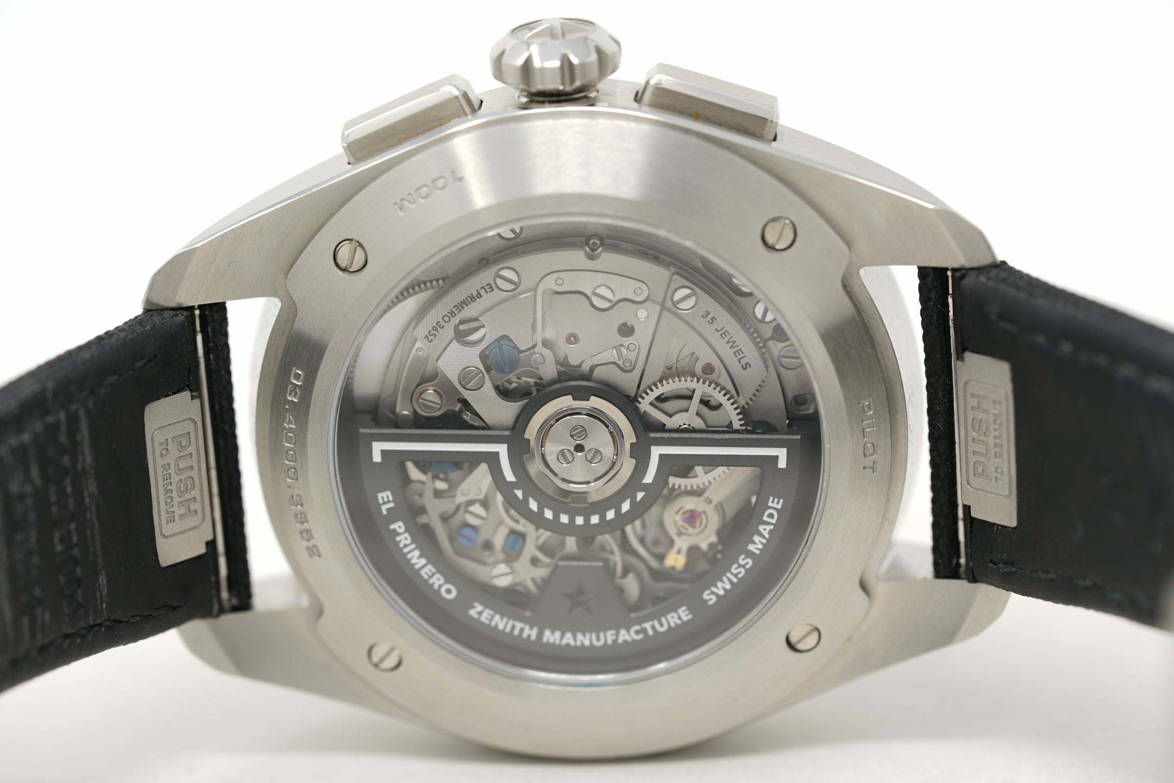 Pre-Owned Zenith Pilot Big Date Flyback 03.4000.3652/21.I001