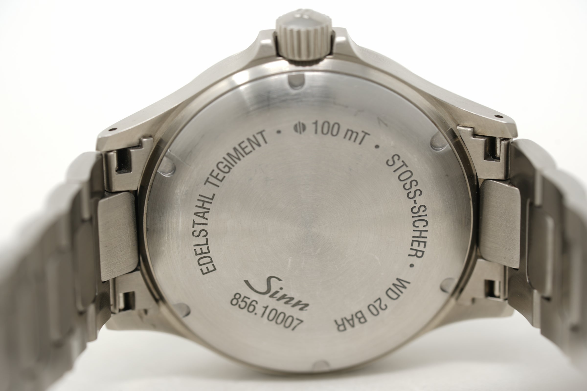 Pre-Owned Sinn 856 I Blue Fully Tegimented