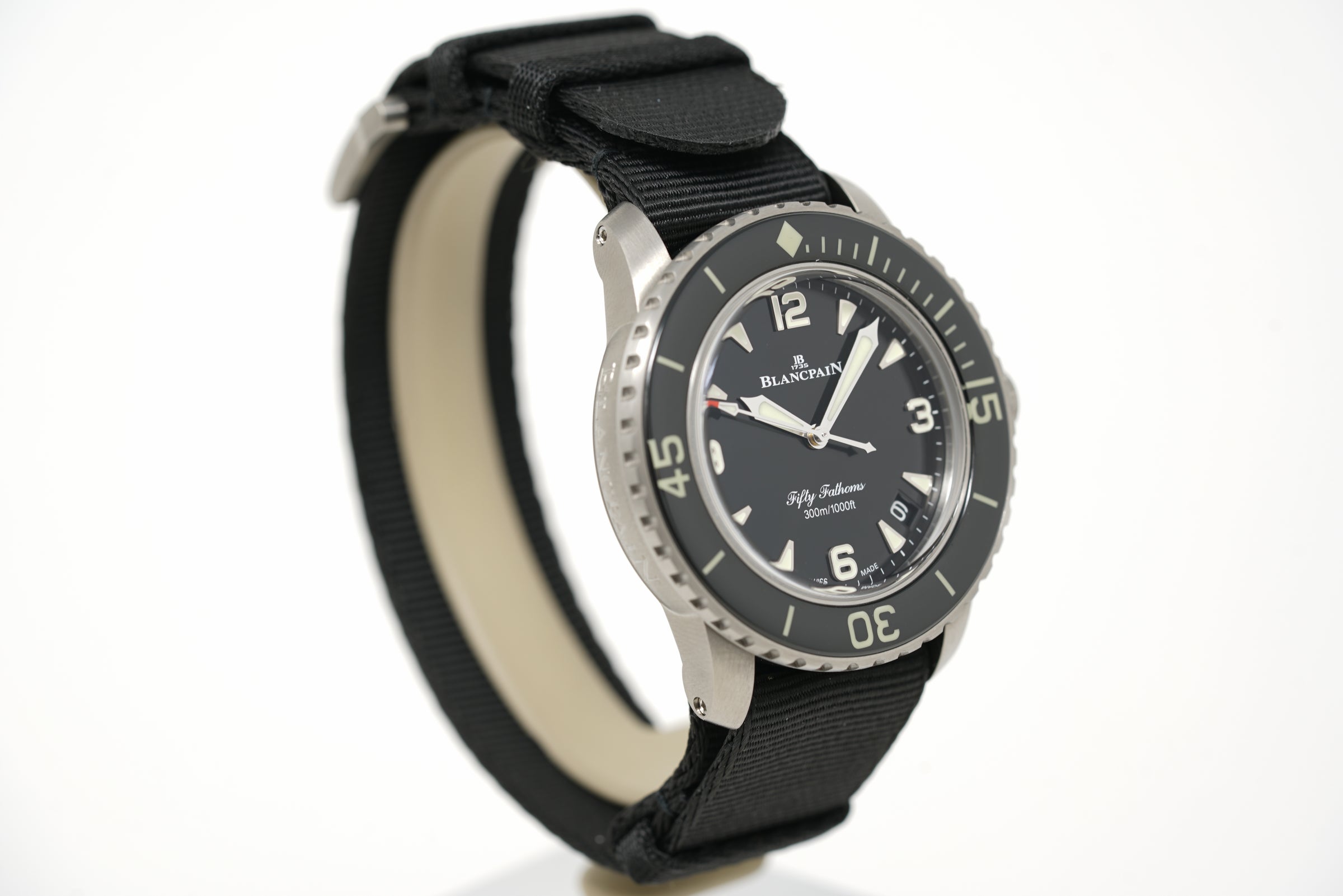 Pre-Owned Blancpain Fifty Fathoms Automatique 5010 12B30 NABA