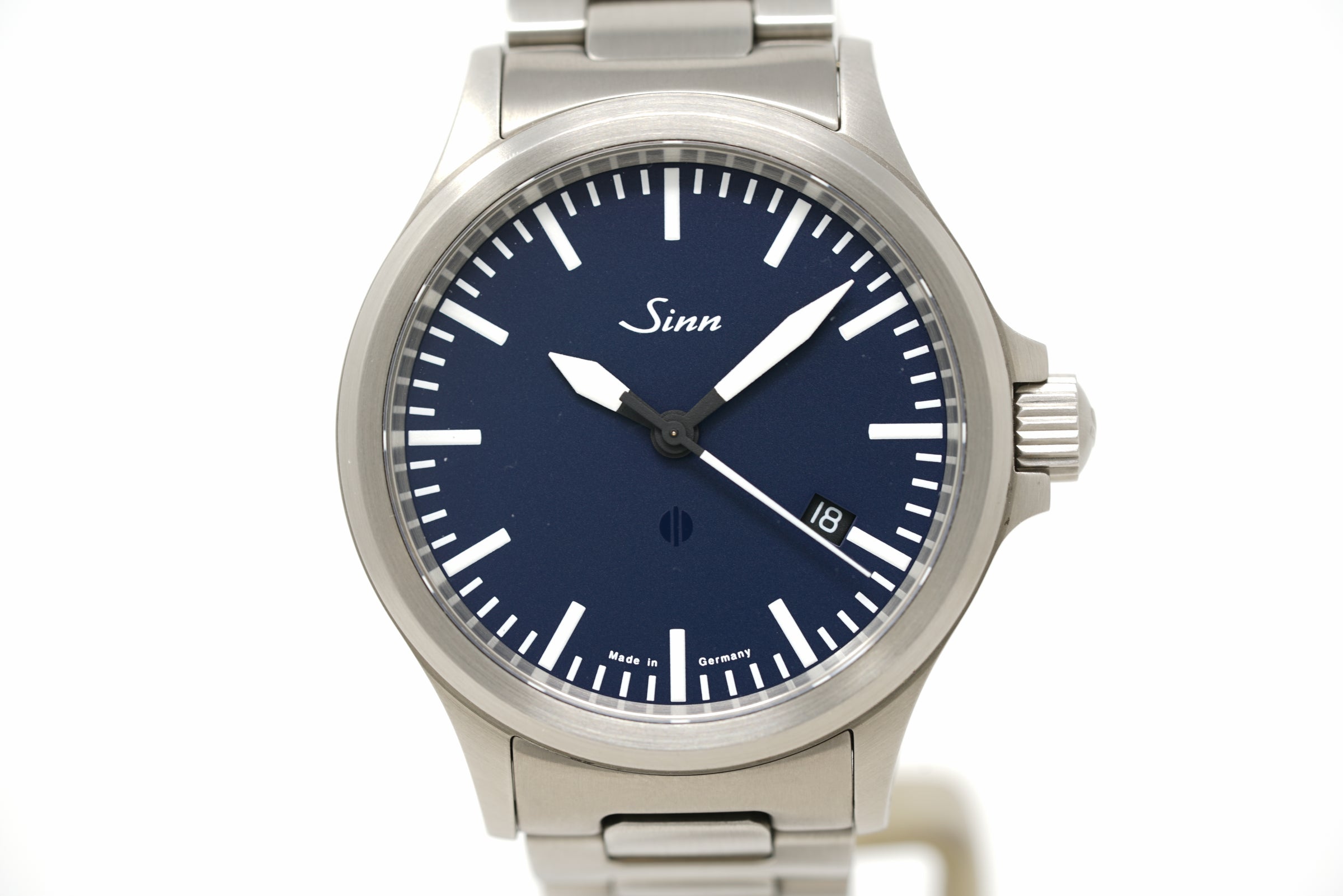 Pre-Owned Sinn 856 I Blue Fully Tegimented