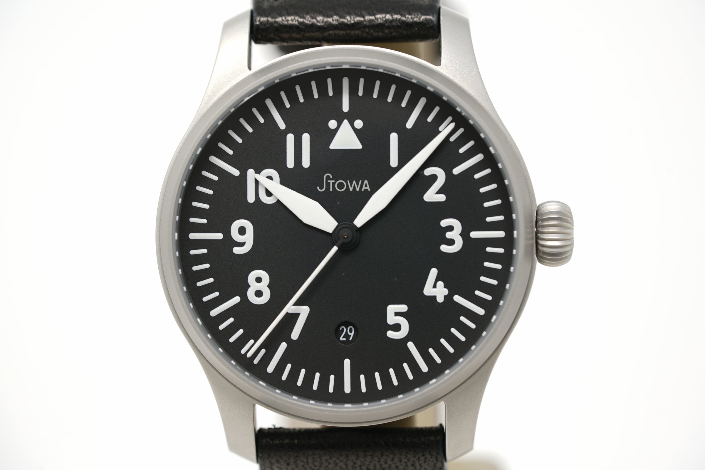 Pre-Owned Stowa Flieger Verus 40 w/ Logo & Date Handwound