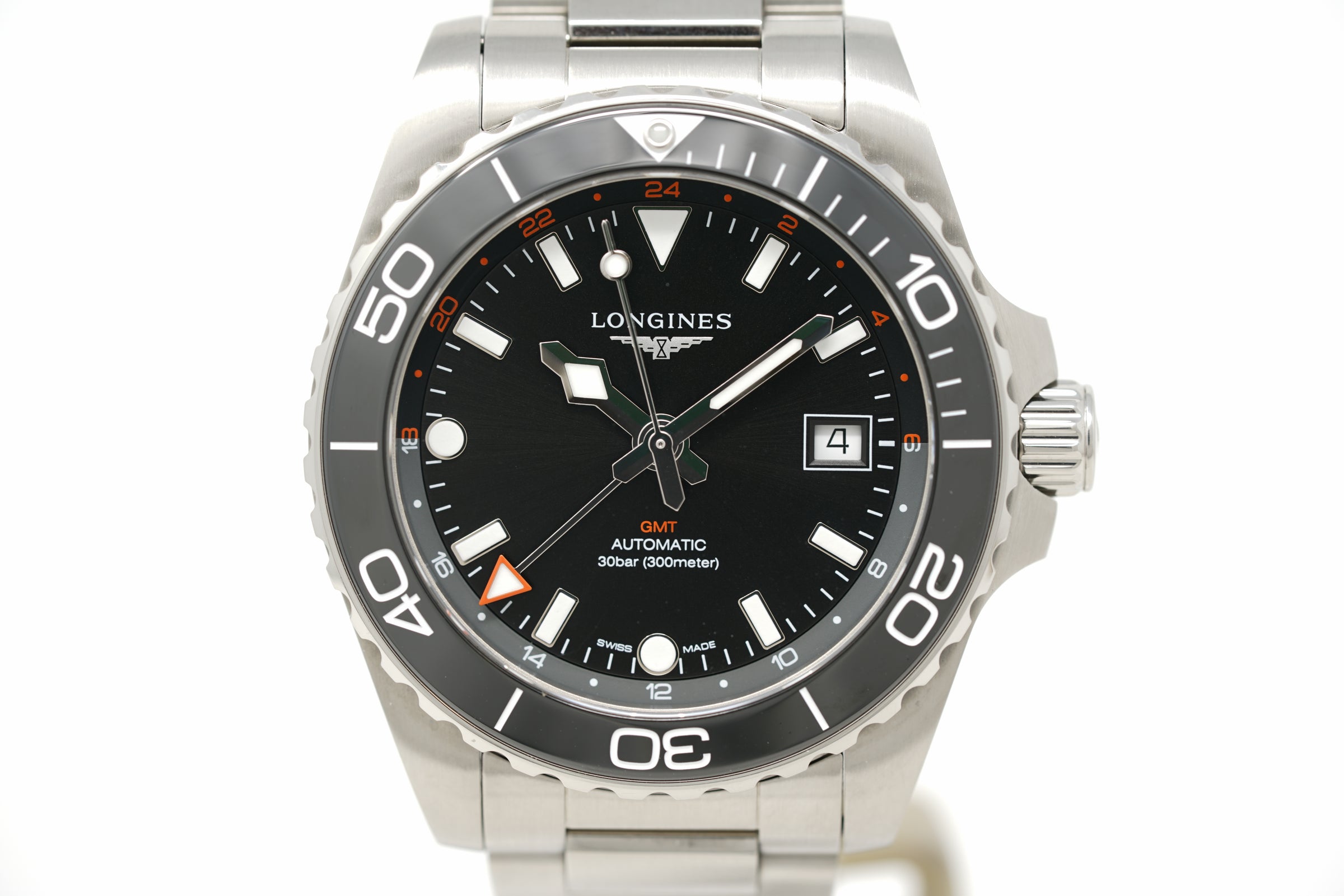 Pre-Owned Longines HydroConquest GMT L3.790.4.56.6