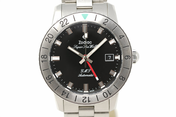 Pre-Owned Zodiac Super Sea Wolf GMT ZO9405