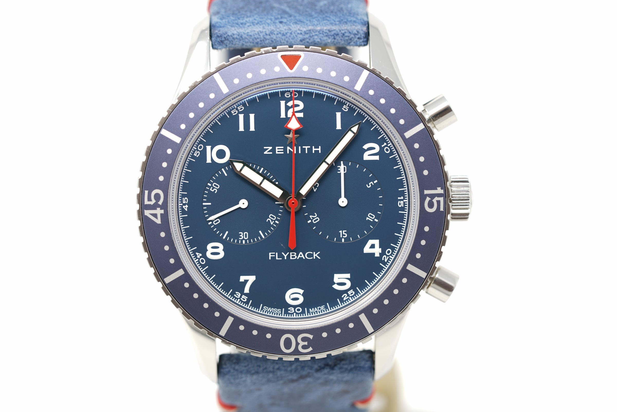 Pre-Owned Zenith Pilot Cronometro Tipo CP-2 Flyback USA 03.2241.405/51.C915