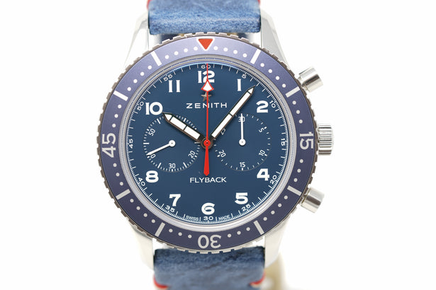Pre-Owned Zenith Pilot Cronometro Tipo CP-2 Flyback USA 03.2241.405/51.C915