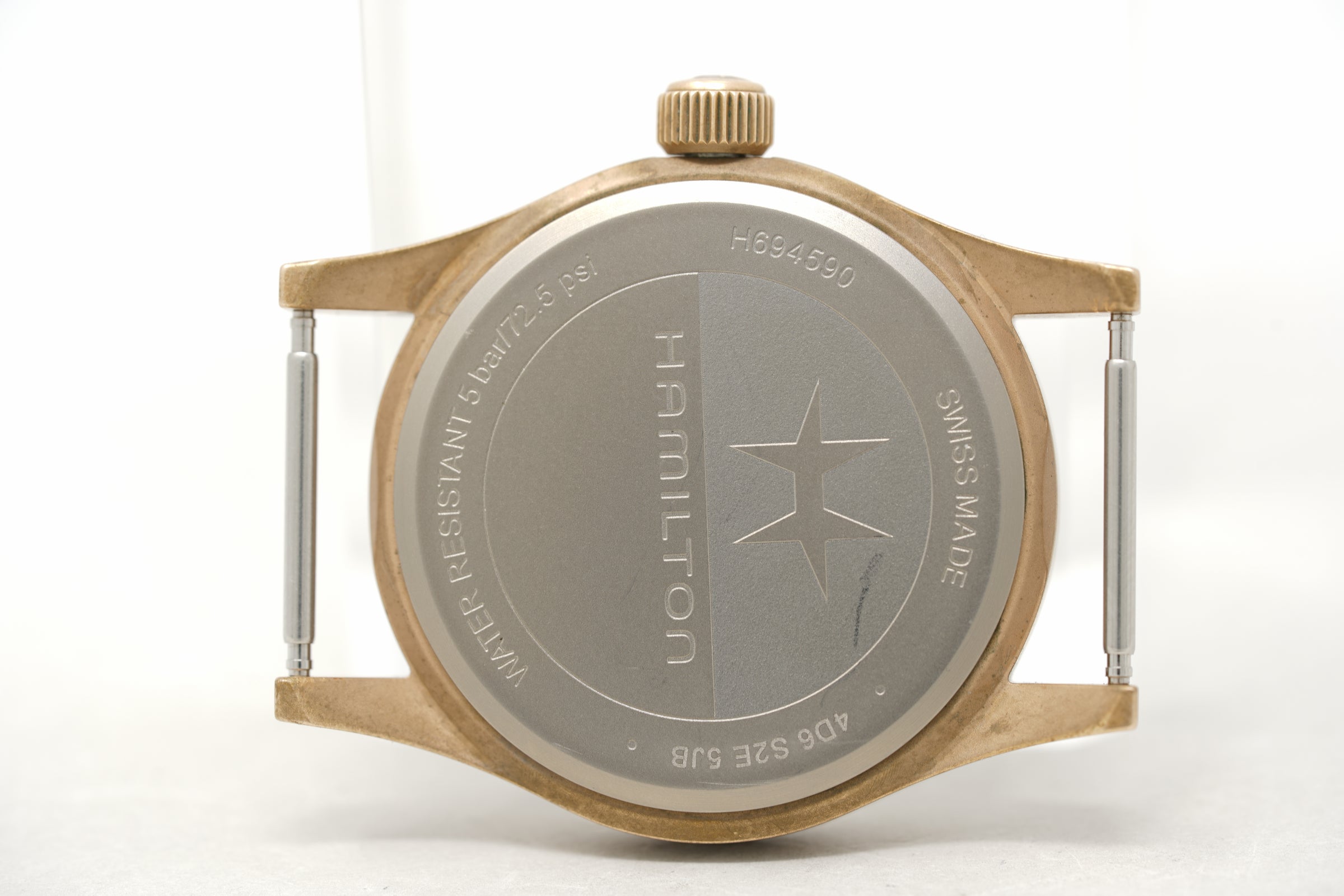 Pre-Owned Hamilton Khaki Field Mechanical Bronze H69459530