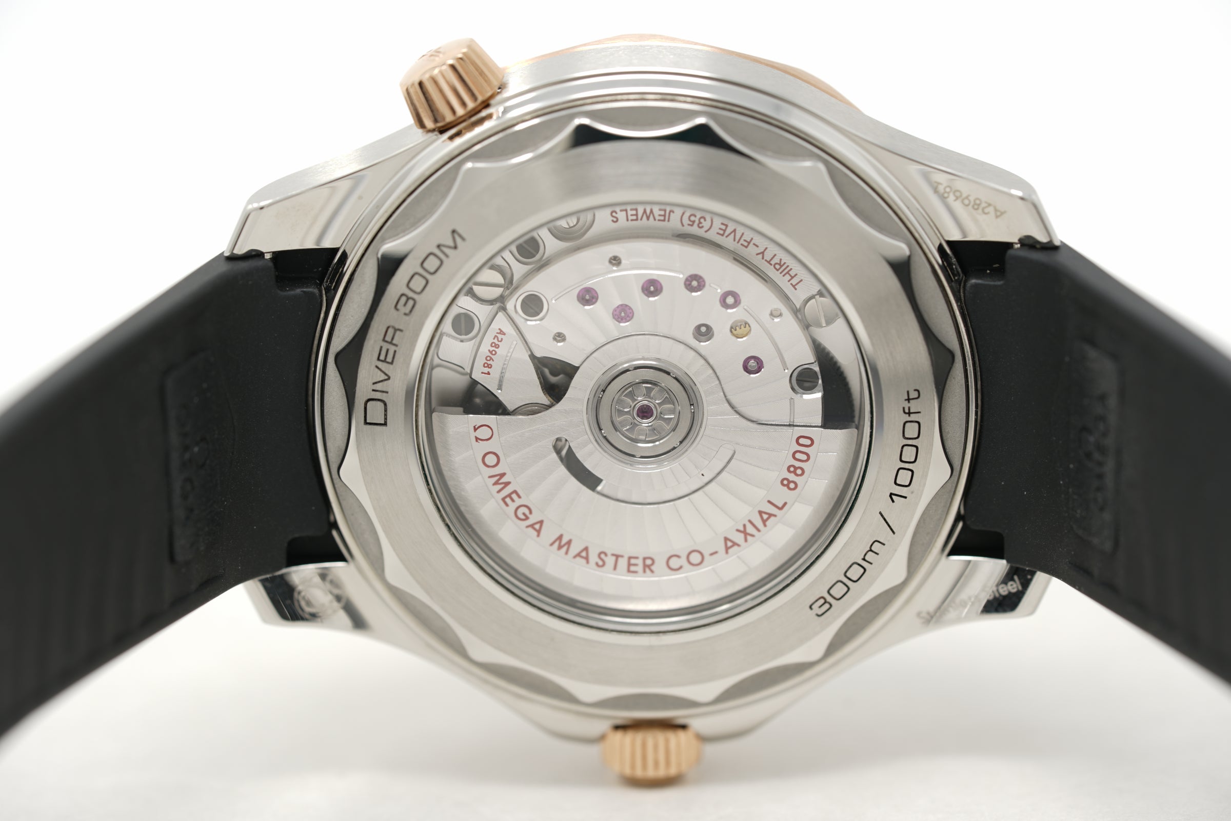 Pre-Owned Omega Seamaster Diver 300M Steel - Sedna™ Gold 210.22.42.20.01.002