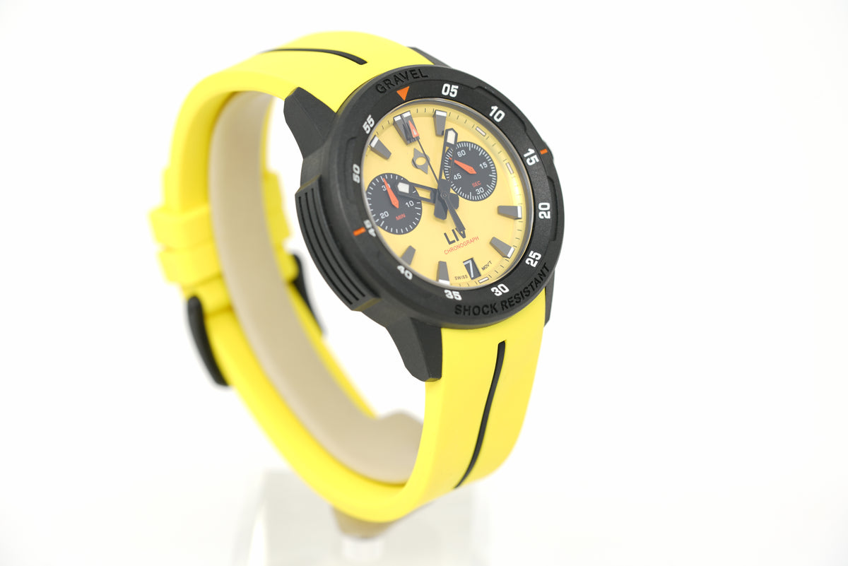 Pre-Owned LIV Gravel 002 Venom Yellow Swiss Chrono