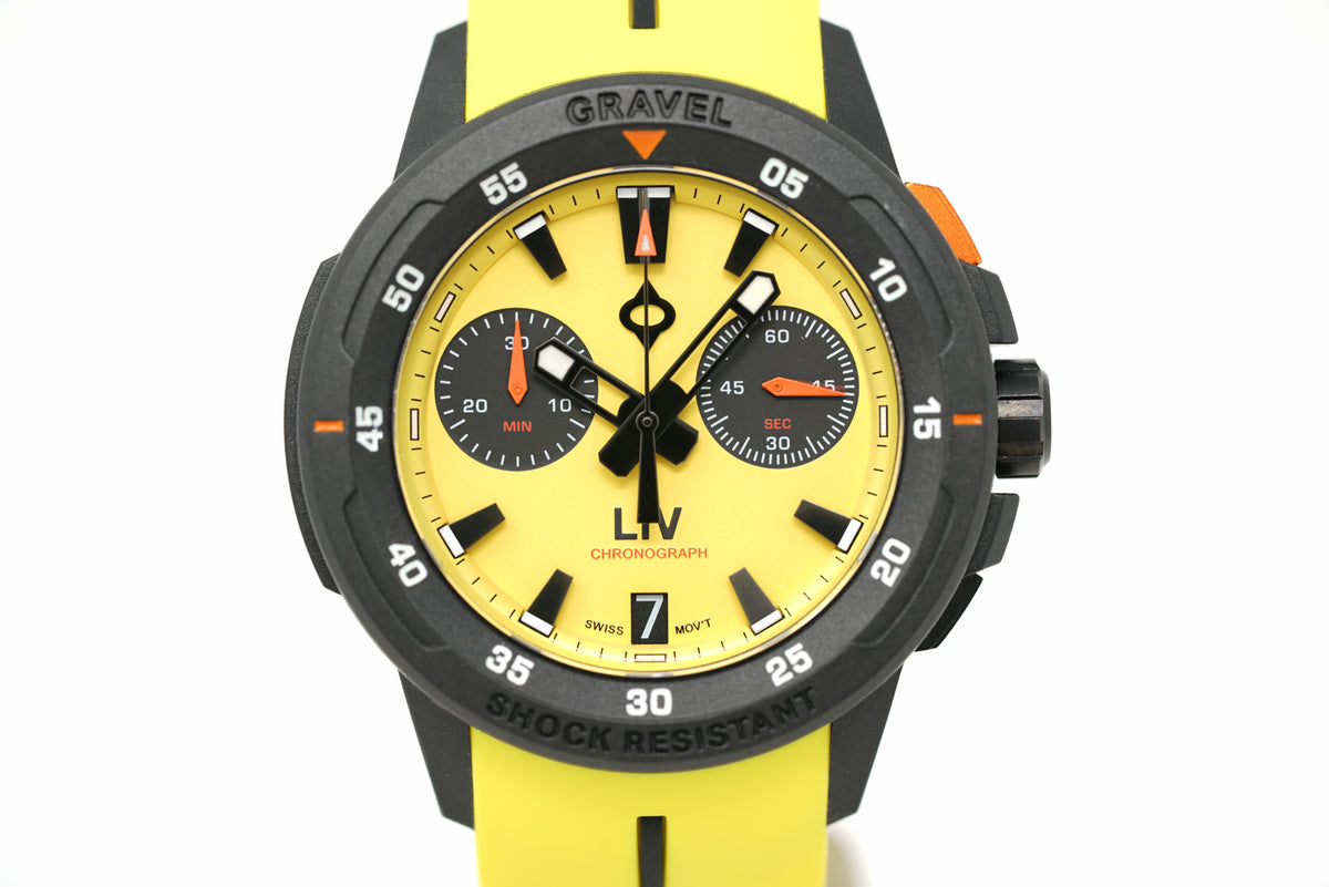 Pre-Owned LIV Gravel 002 Venom Yellow Swiss Chrono