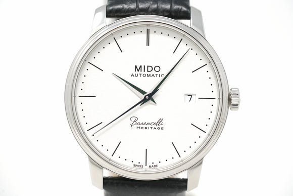 Pre-Owned Mido Baroncelli Heritage Gent M027.407.16.010.00