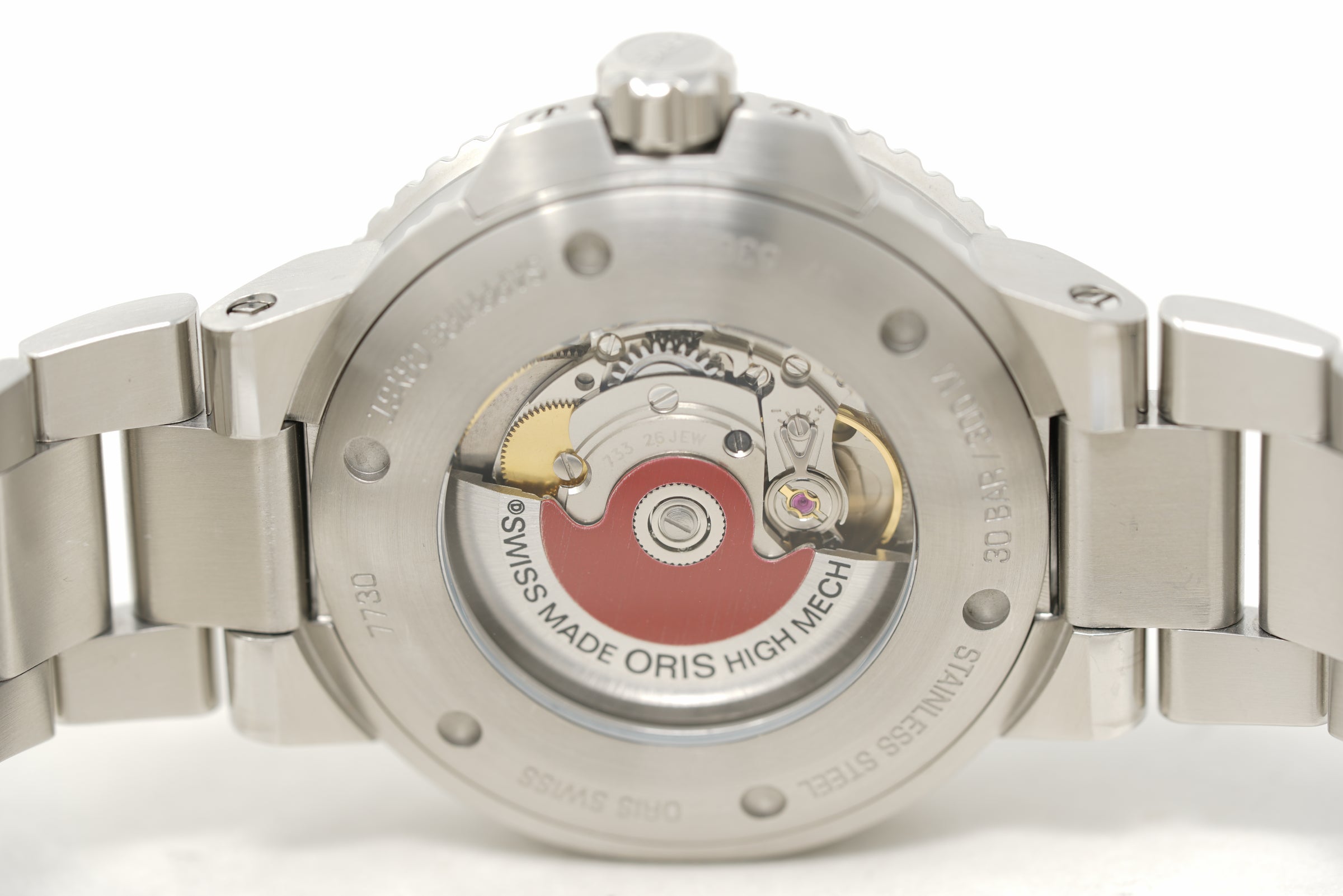 Pre-Owned Oris Aquis Date 01 733 7730 4157-07 8 24 05PEB