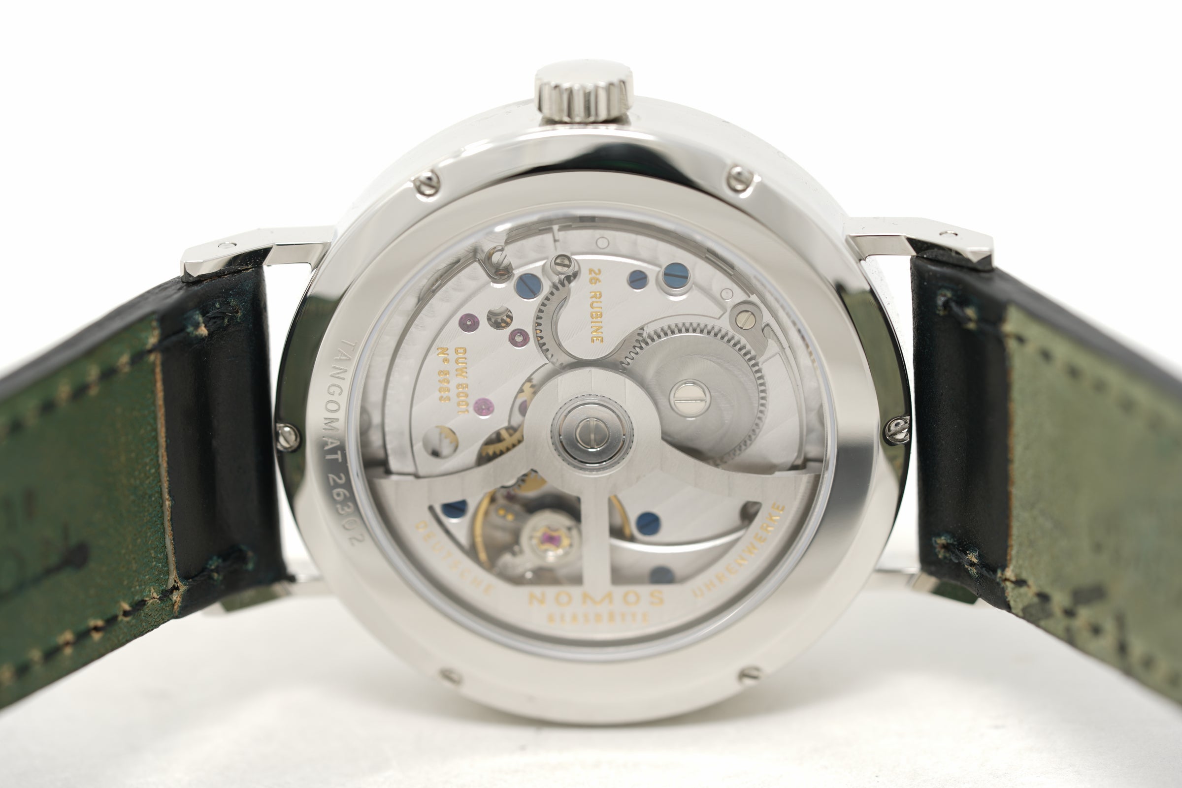 Pre-Owned Nomos Glashütte Tangomat Glass Back 601