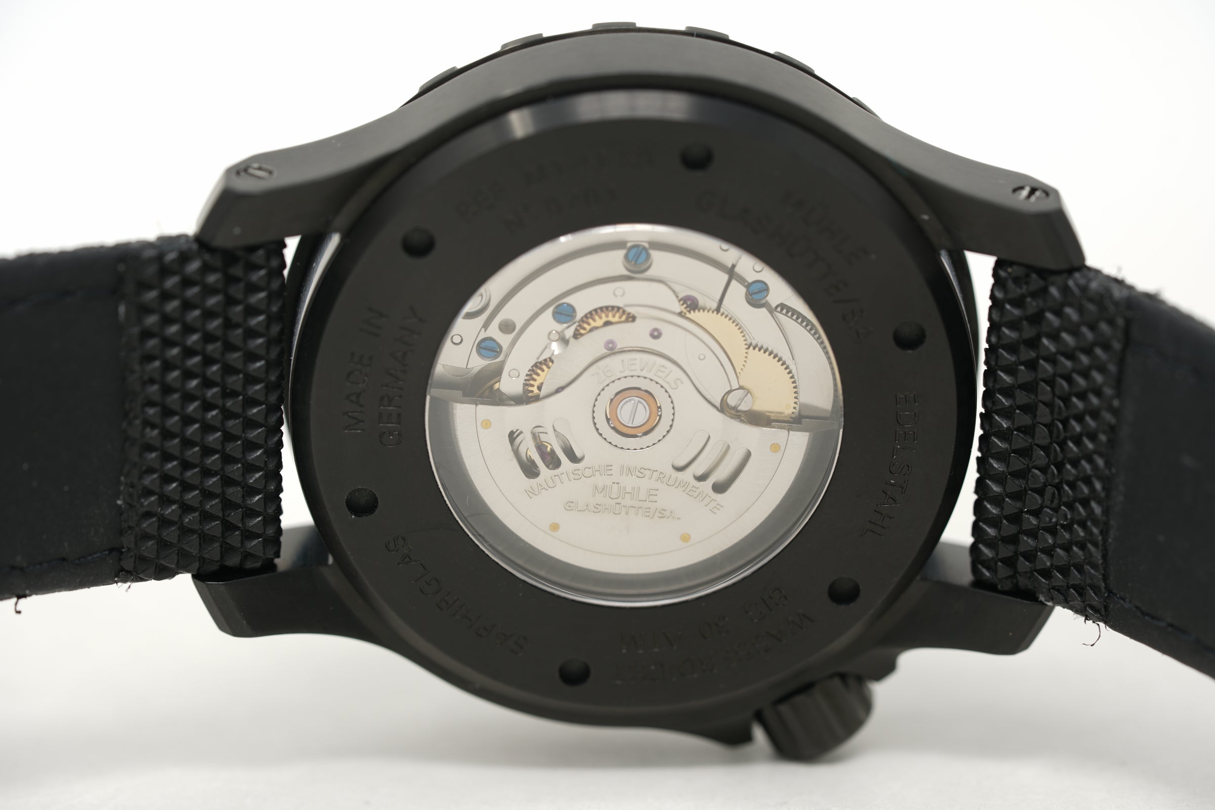 Pre-Owned Mühle Glashütte Sea-Timer BlackMotion M1-41-83-CB