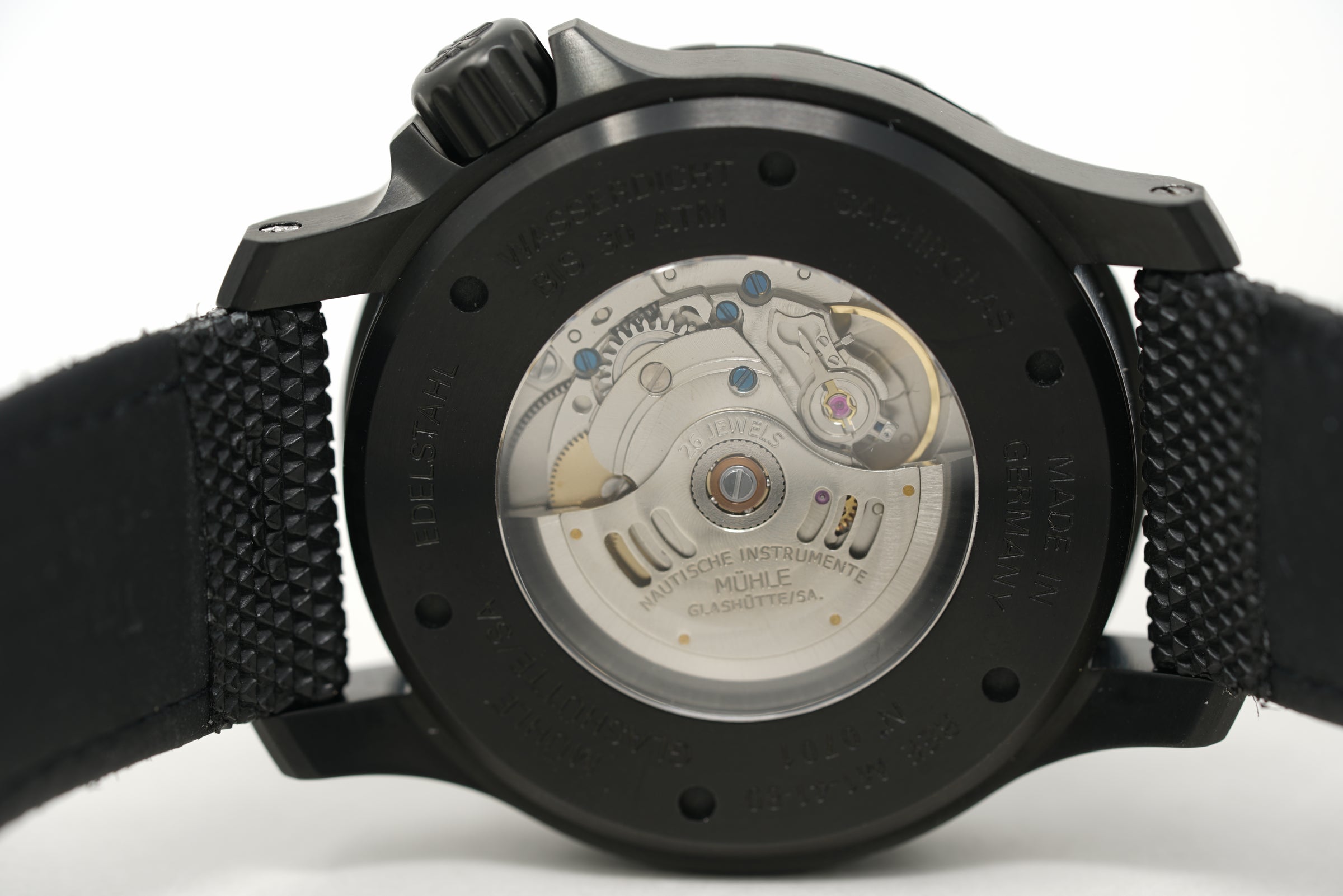 Pre-Owned Mühle Glashütte Sea-Timer BlackMotion M1-41-83-CB