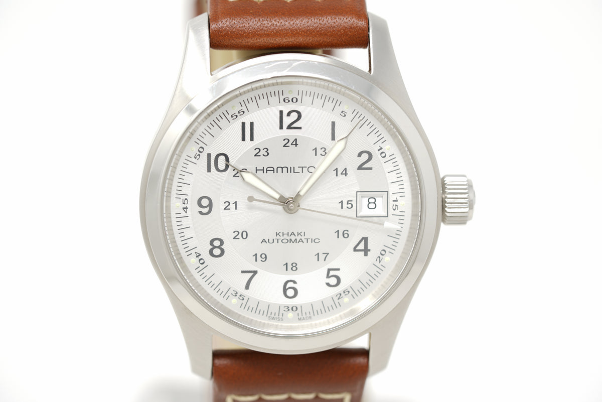 Pre-Owned Hamilton Khaki Field Auto 38 H70455553