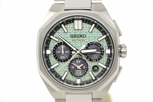 Pre-Owned Seiko Astron GPS Solar Dual Time Chronograph Limited HAB005