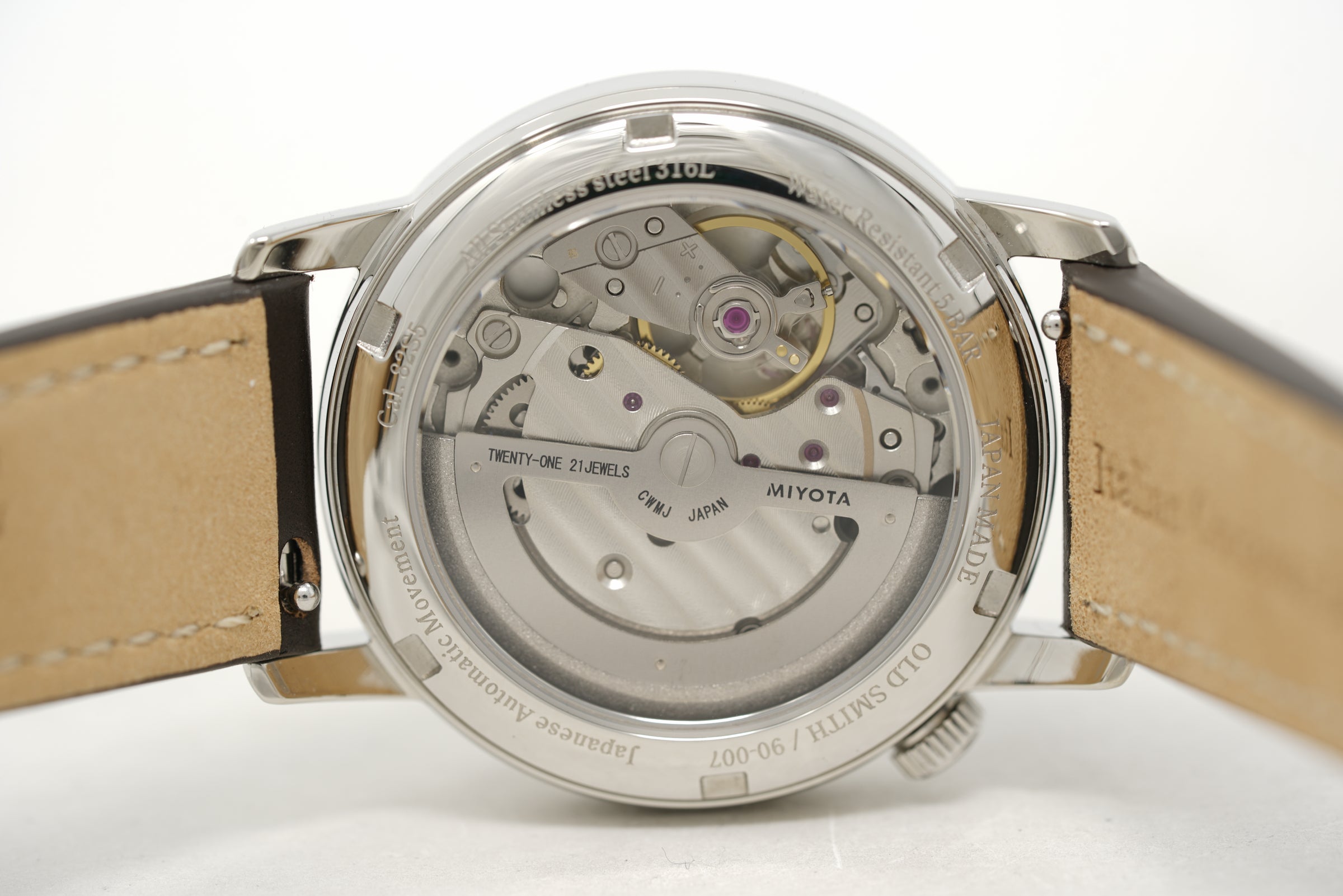 Pre-Owned Kuoe Kyoto Old Smith Automatic Blued Steel Hands 90-007