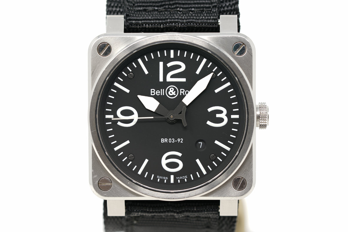 Pre-Owned Bell & Ross BR 03-92 Black Steel BR0392-BLC-ST
