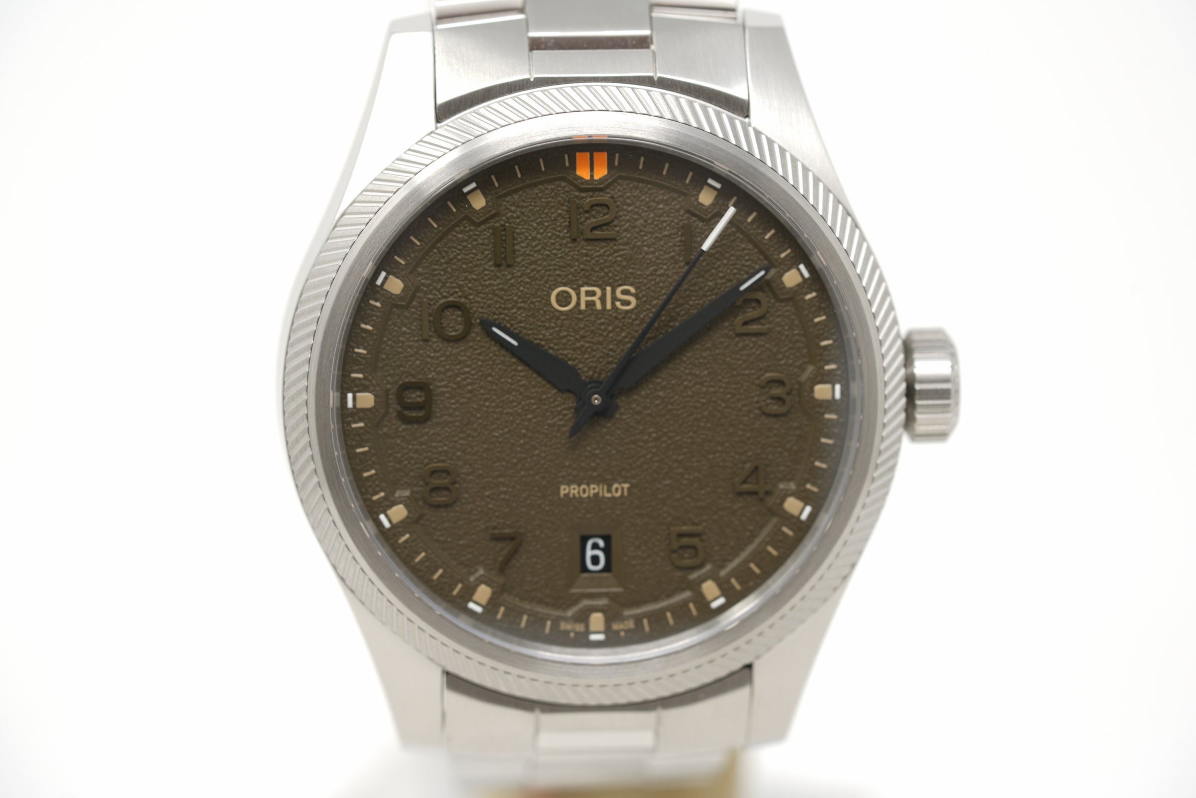 Pre-Owned Oris ProPilot Date 01 733 7805 4167-07 8 20 04LC