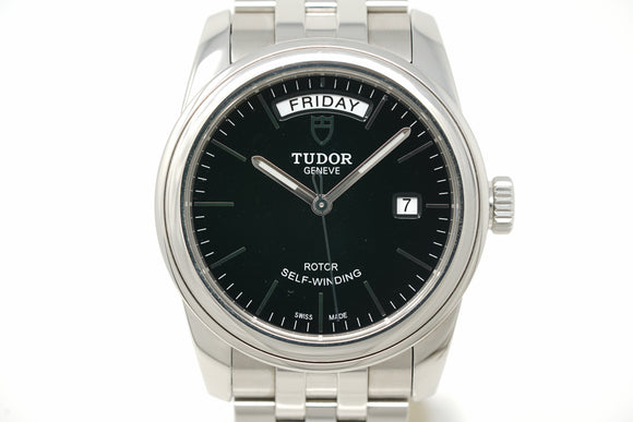 Pre-Owned Tudor Glamour Date+Day M56000-0007