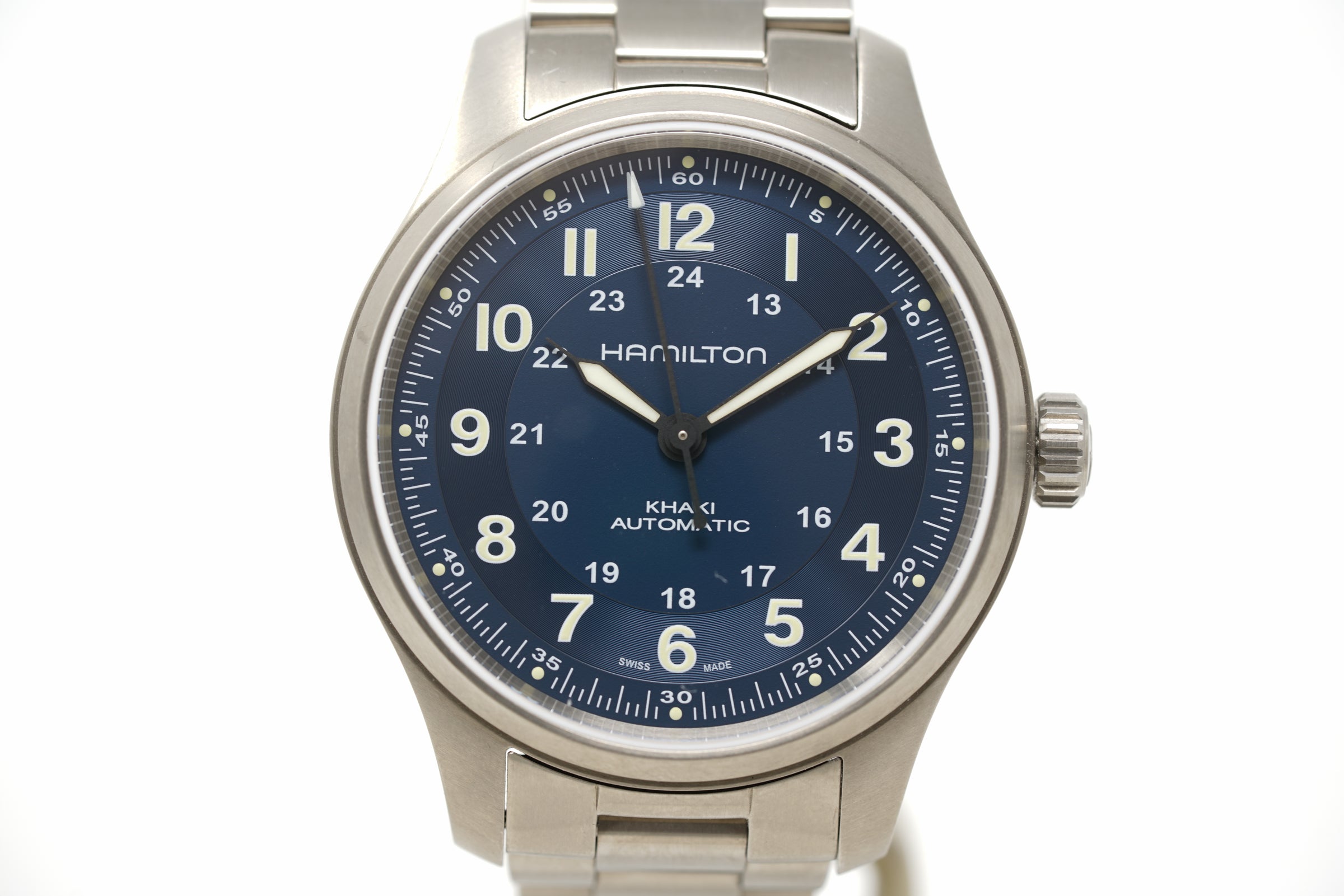 Pre-Owned Hamilton Khaki Field Titanium Auto H70545140