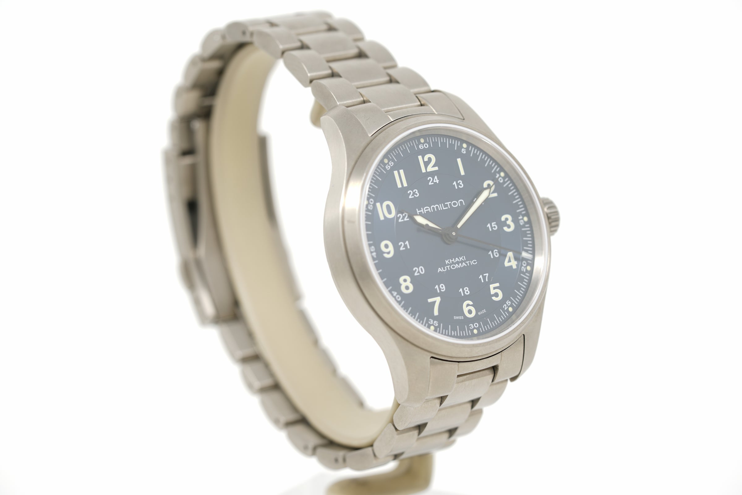 Pre-Owned Hamilton Khaki Field Titanium Auto H70545140