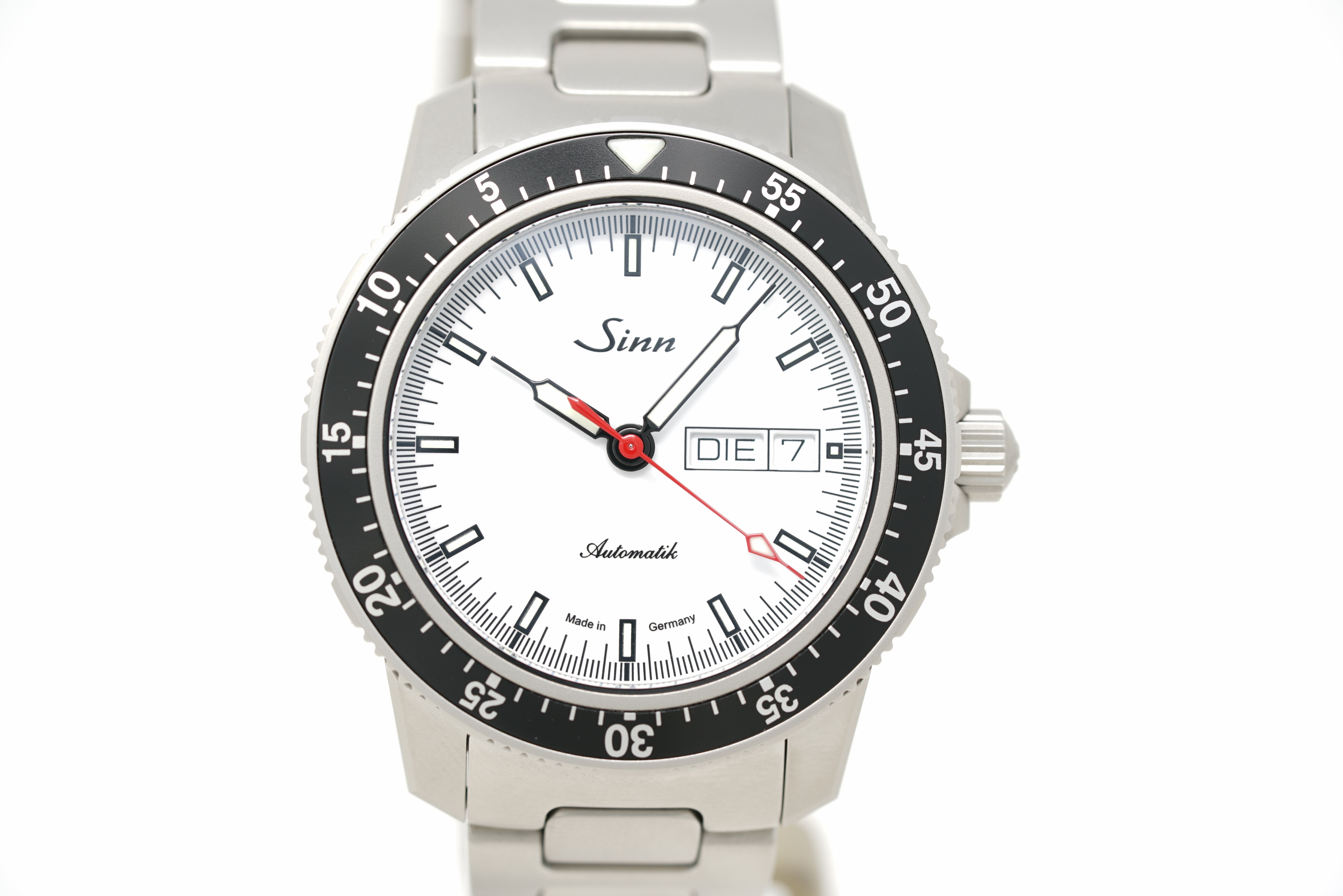 Pre Owned Sinn 104 Matte RS White Limited Edition Topper Fine Jewelers